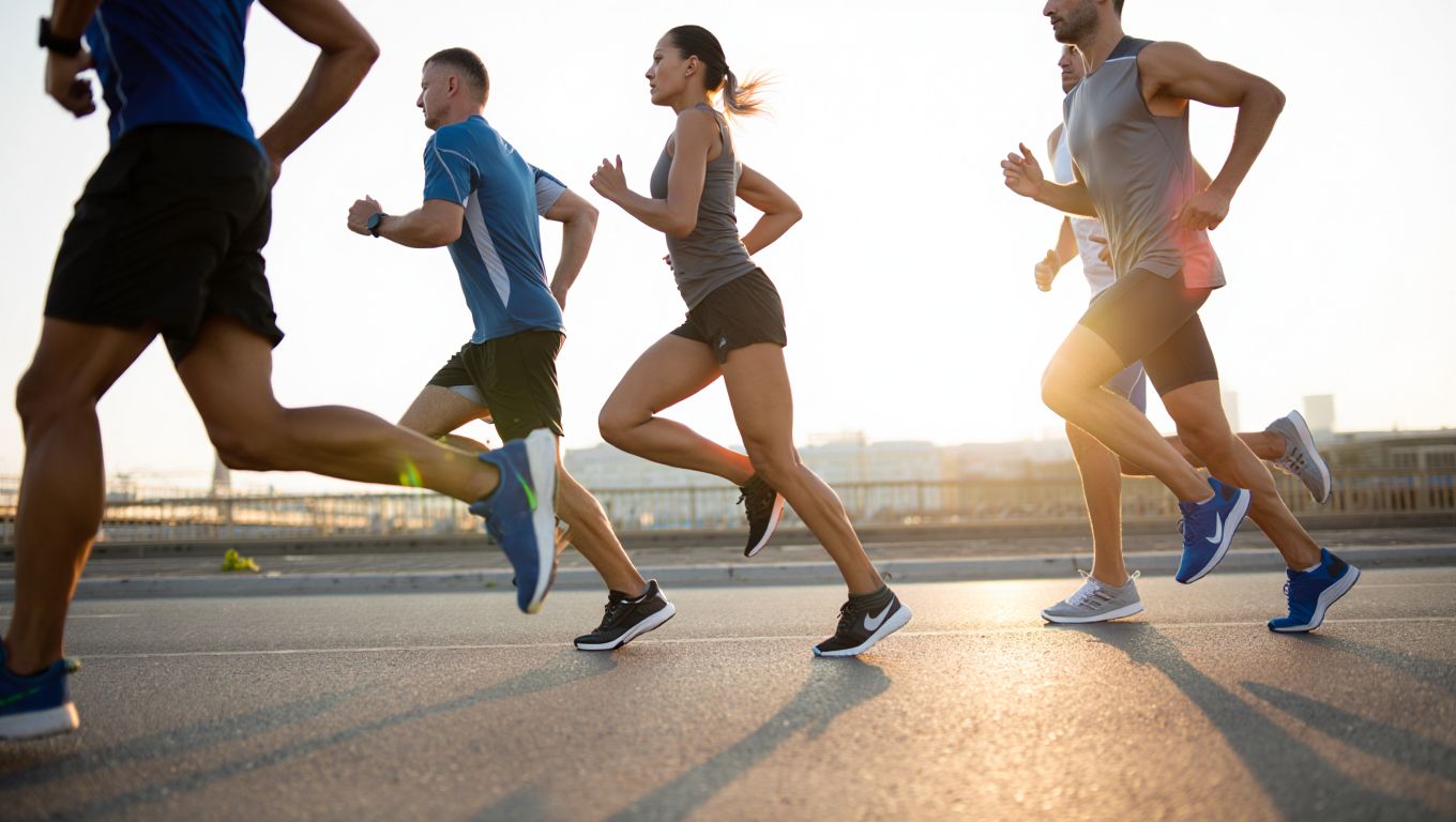 Préparation 5 km running couverture sans texte ni marque visible
