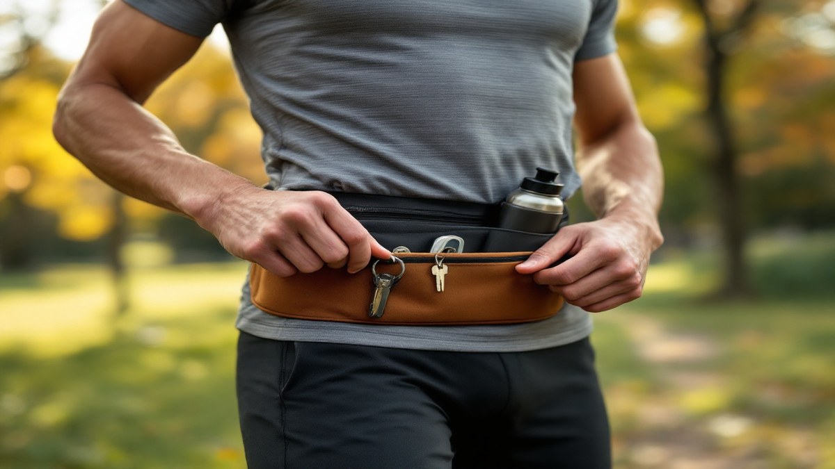 Ceinture running : téléphone, flasque et gels sans rebond pendant la sortie